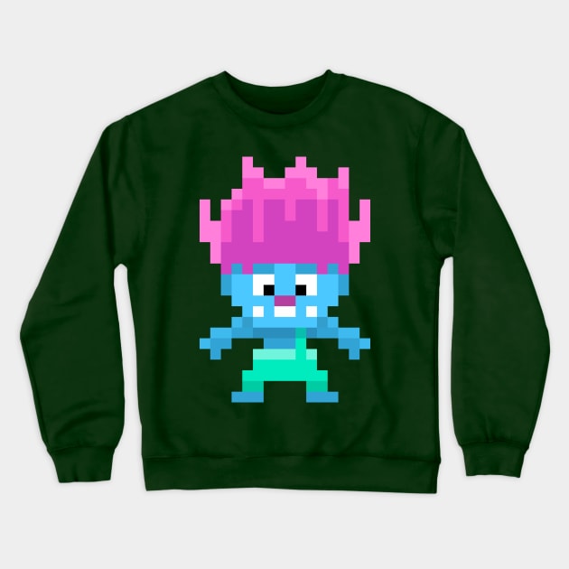 Troll Jump Crewneck Sweatshirt by Pushloop